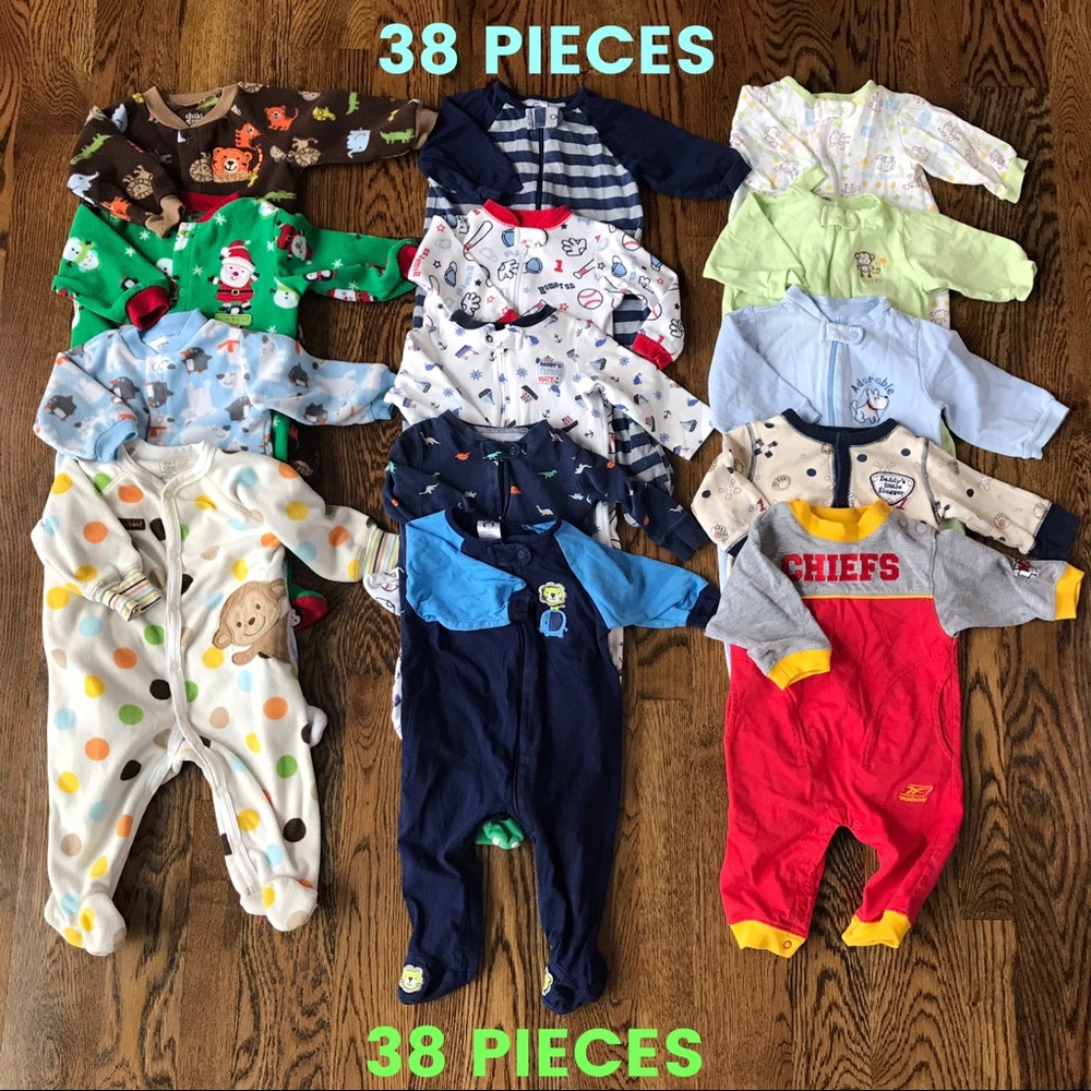 [SOLD] Boys 3-6 Month Winter and Fall Bundle 38 Pi